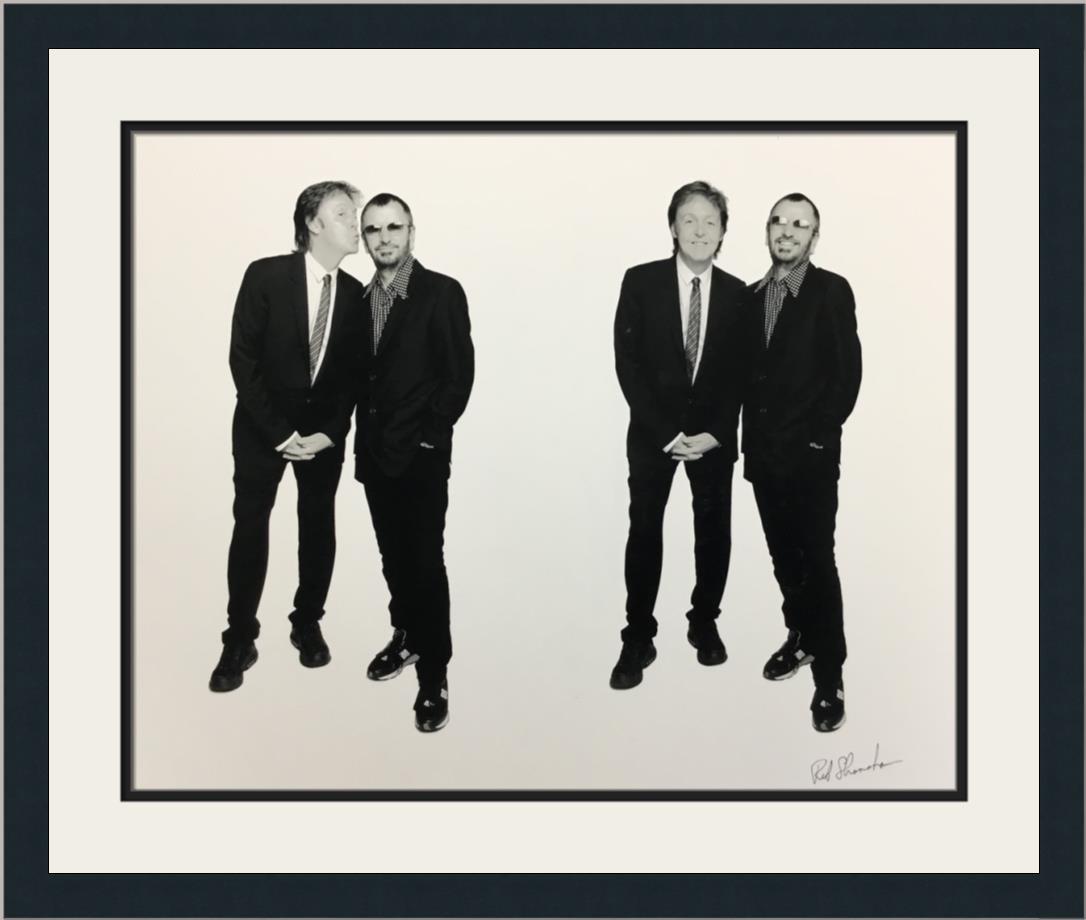 Rob Shanahan Signed Ringo Starr & Paul McCartney Photograph