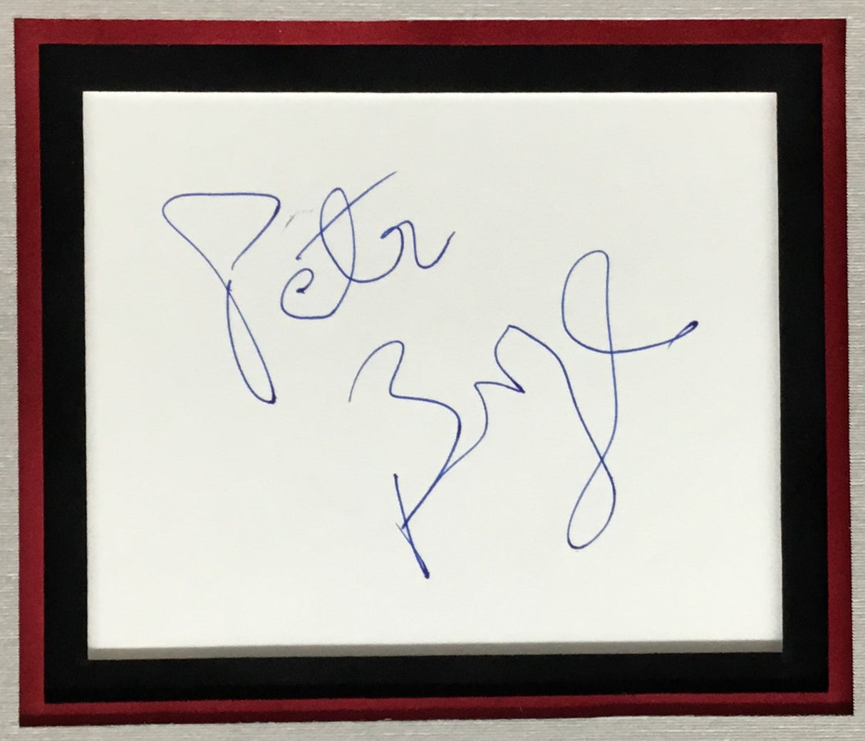 Peter Boyle-Young Frankenstein signed cut