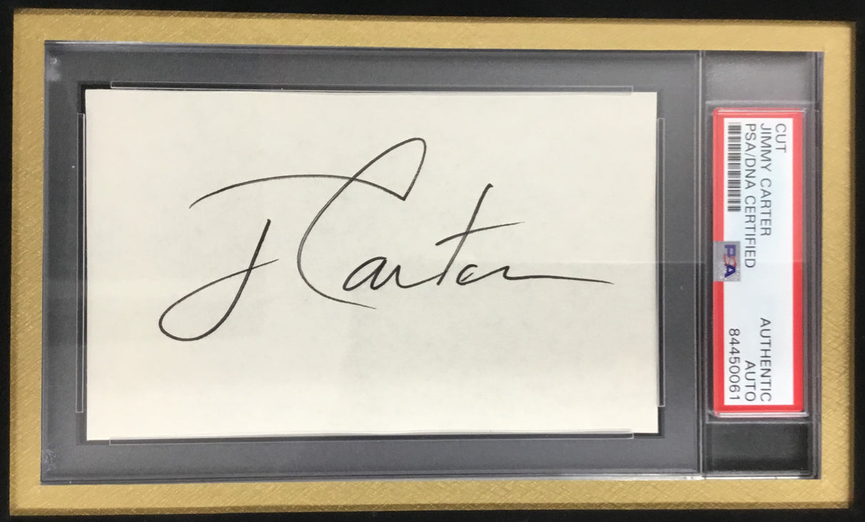 U.S. Presidents-Reagan, Nixon, Ford, Carter, Bush signed display