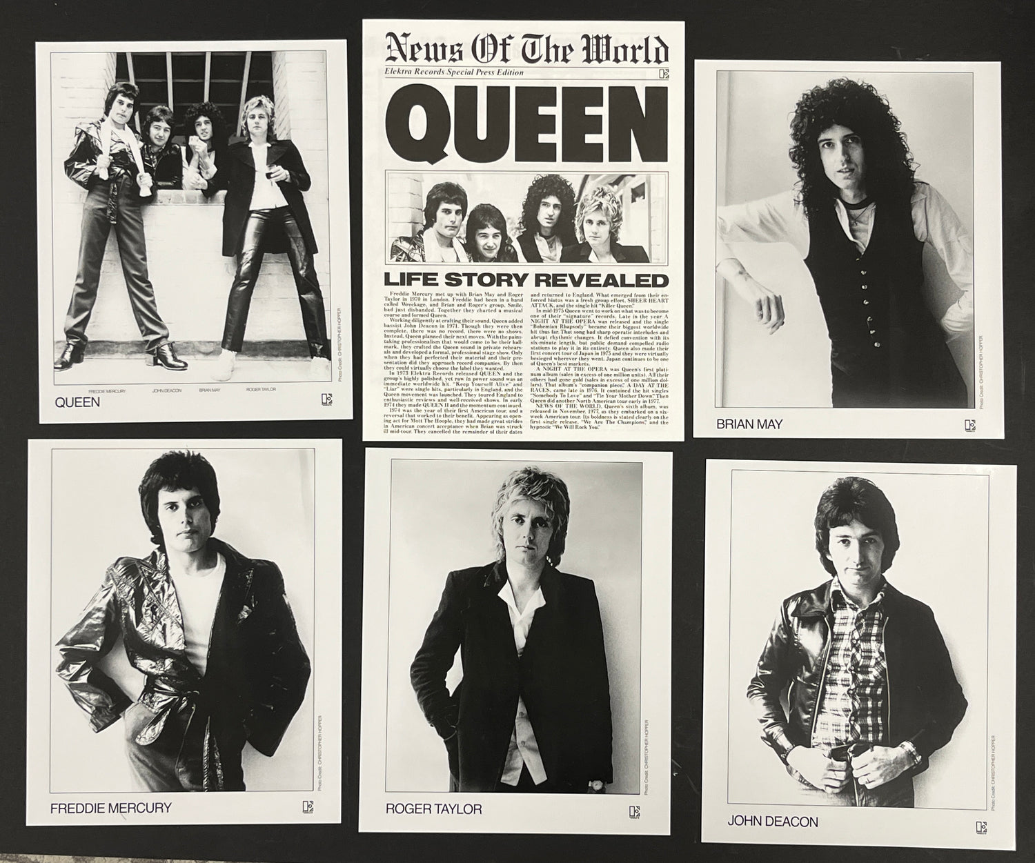 Brian May/Roger Taylor signed Queen Box Set