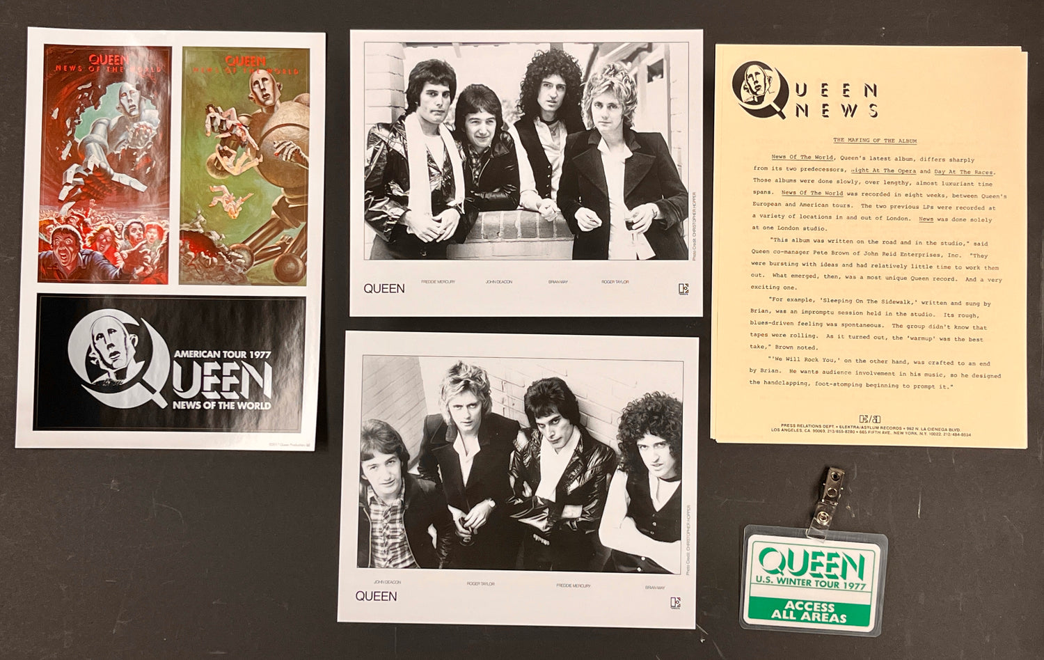 Brian May/Roger Taylor signed Queen Box Set