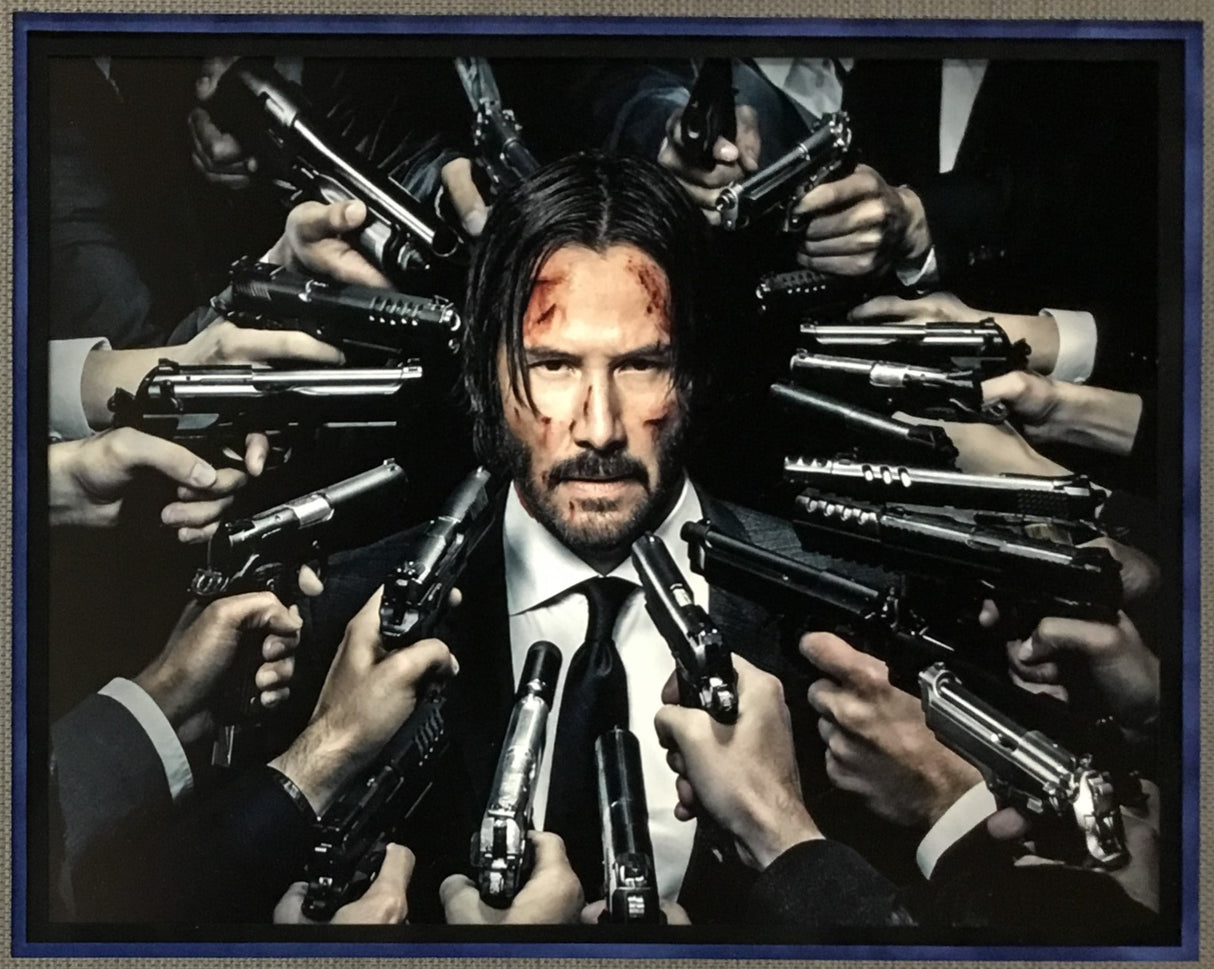 Keanu Reeves-John Wick signed cut