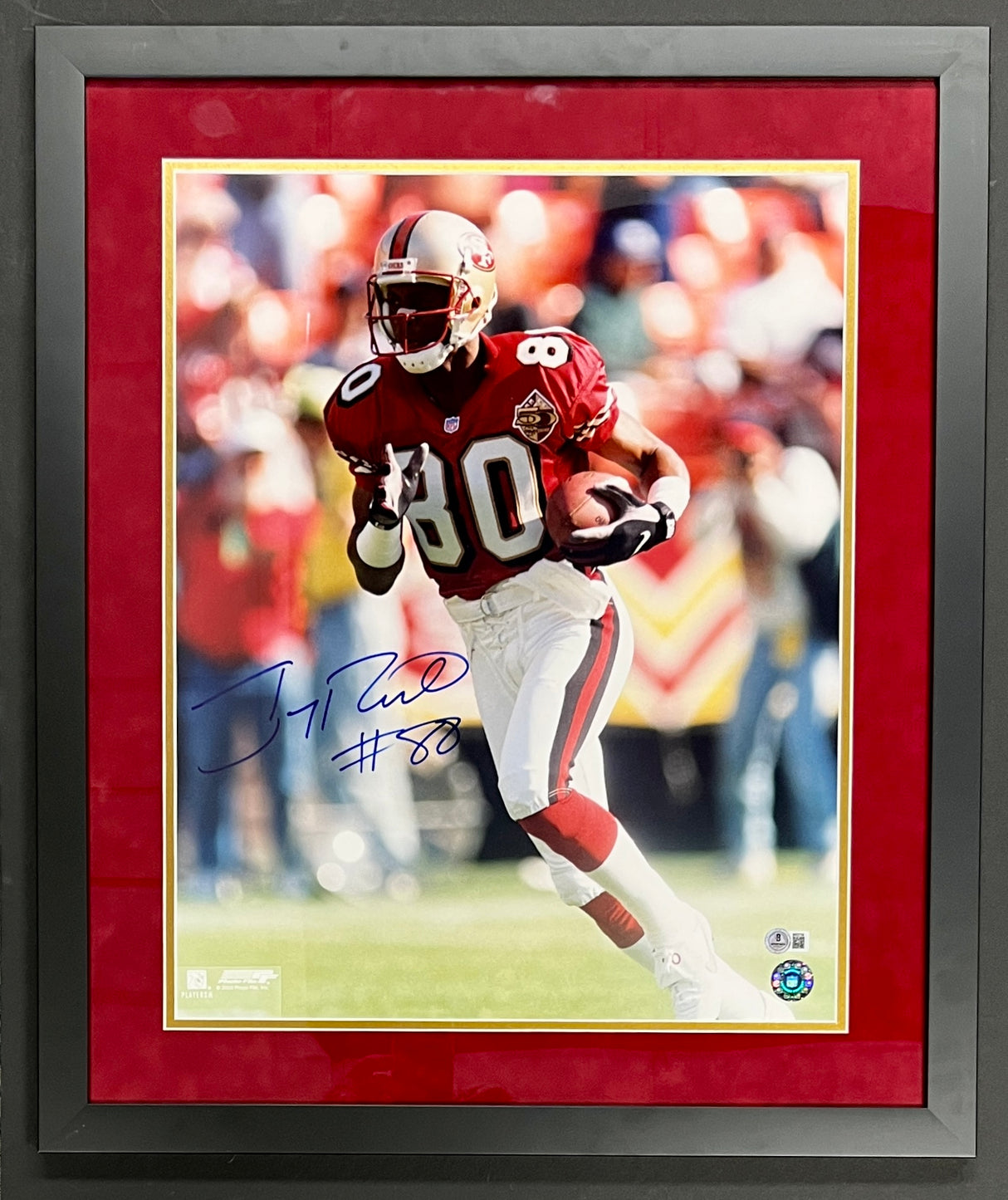 Jerry Rice signed 16x20 photo