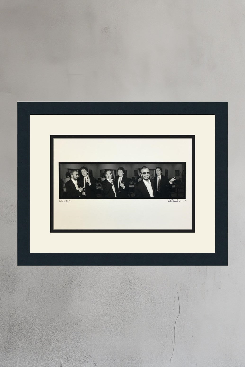 Rob Shanahan Signed Photograph Ringo Starr & Paul McCartney Las Vegas
