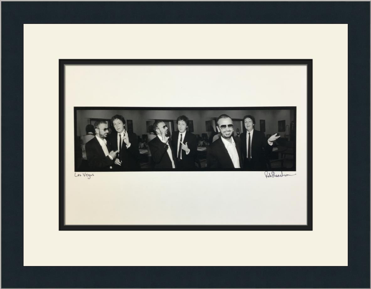 Rob Shanahan Signed Photograph Ringo Starr & Paul McCartney Las Vegas