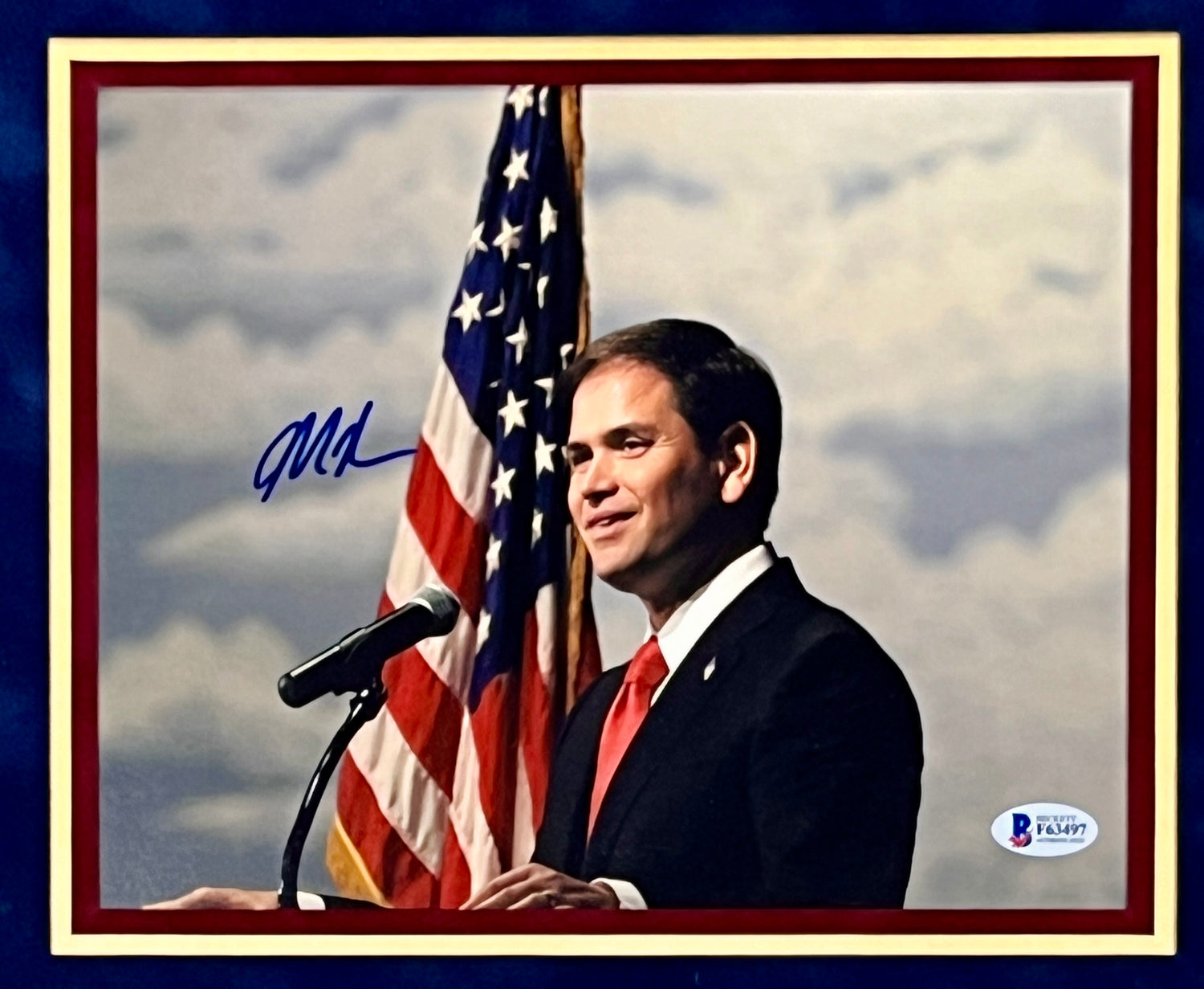 Marco Rubio signed photo