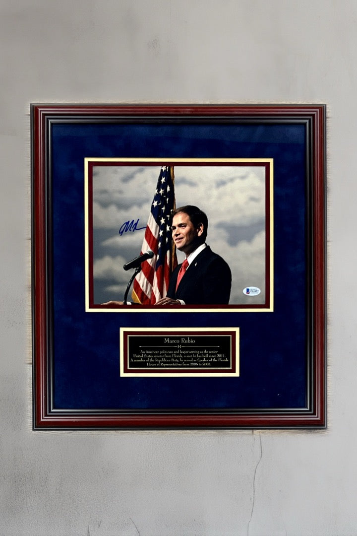 Marco Rubio signed photo