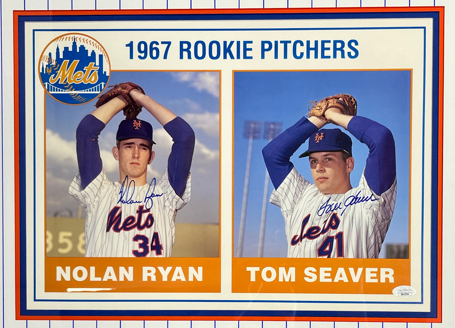 Tom Seaver/Nolan Ryan signed photo