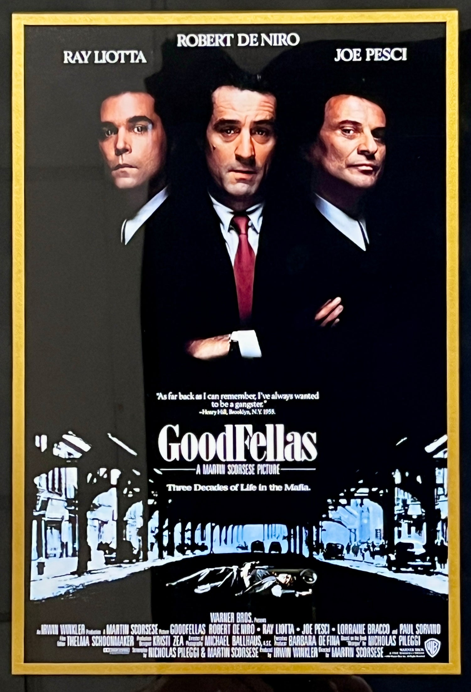 Martin Scorsese signed Goodfella's Script cover