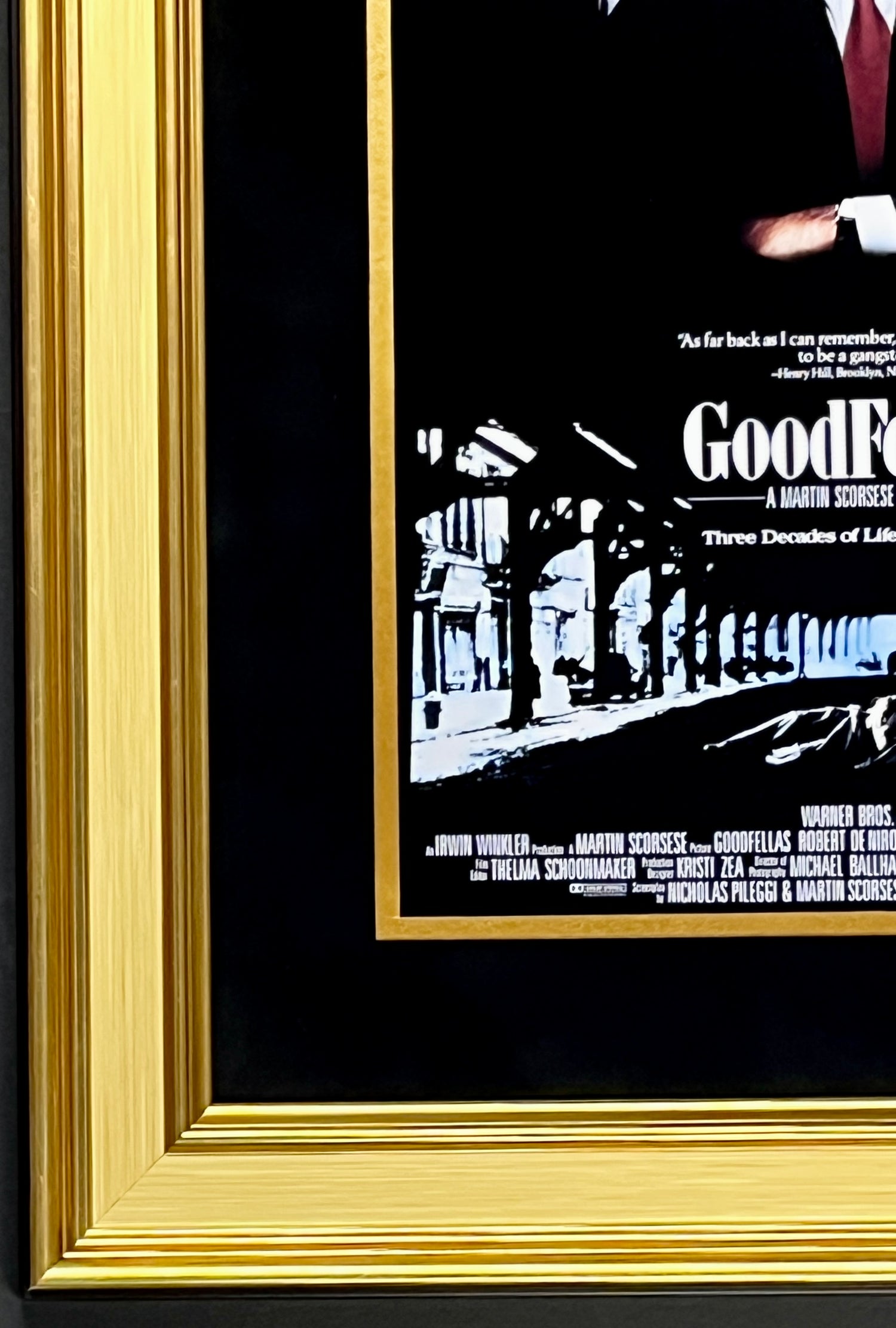 Martin Scorsese signed Goodfella's Script cover