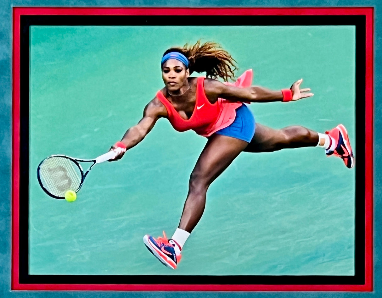 Serena Williams signed cut