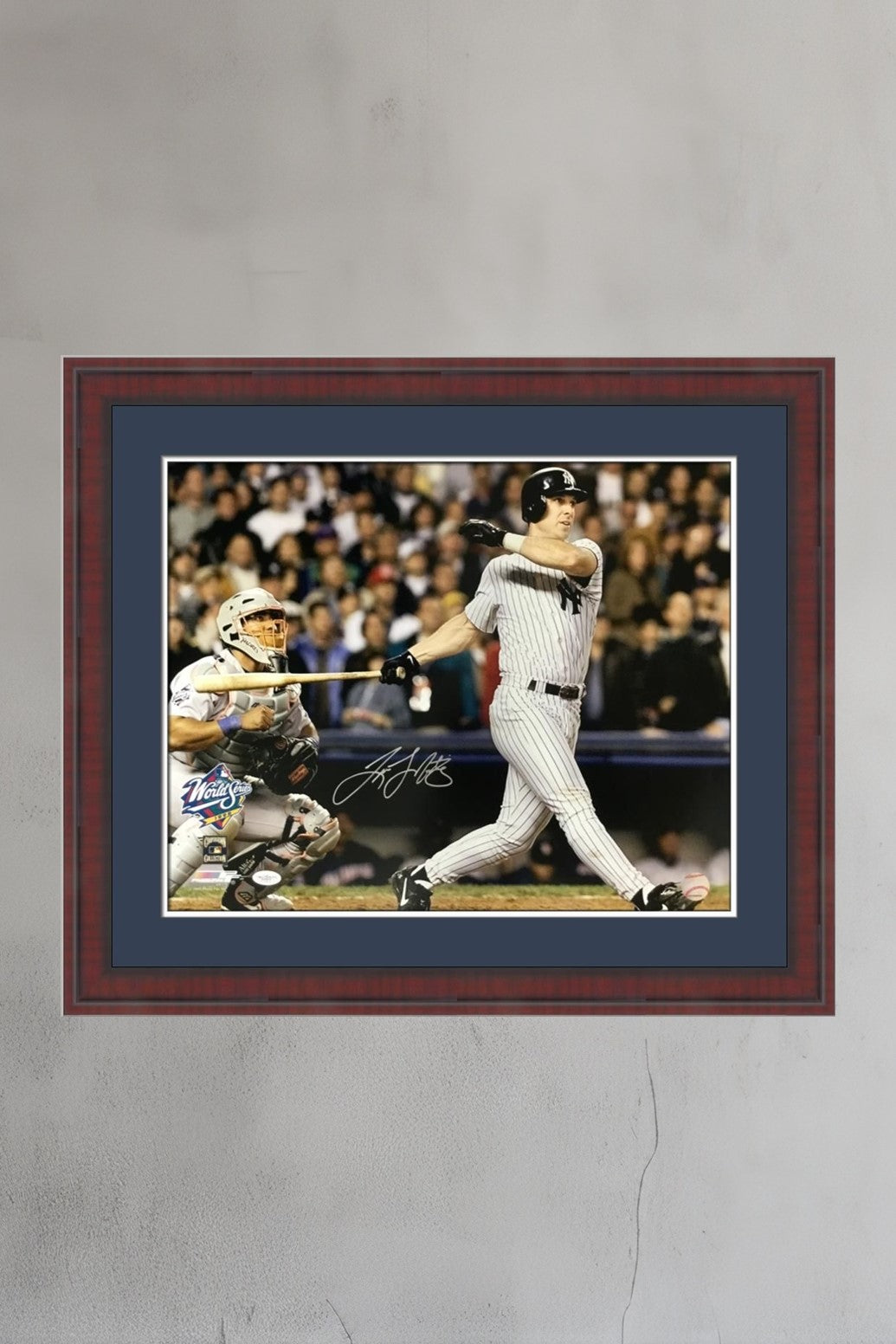 Tino Martinez signed 1998 World Series 16x20 photo