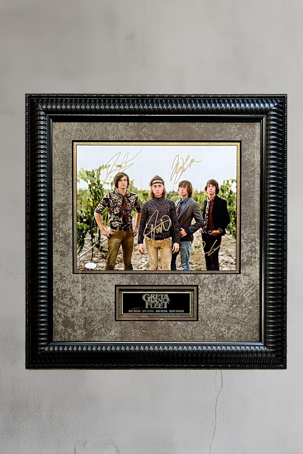 Greta Van Fleet signed 11x14 photo