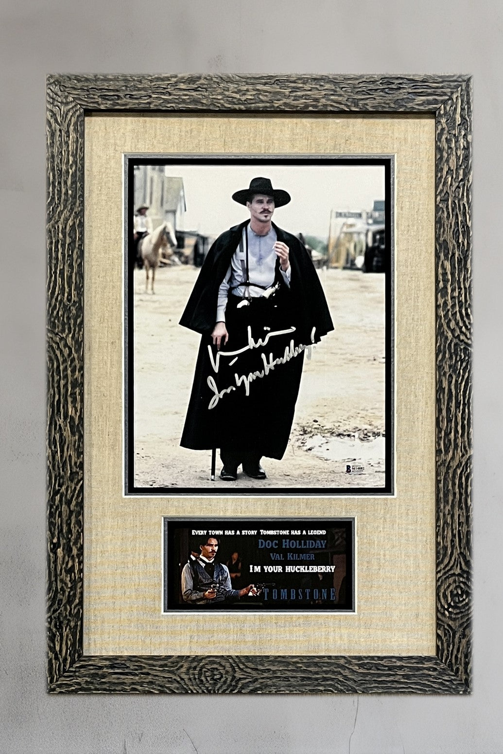 Val Kilmer-Doc Holliday signed 11x14 photo