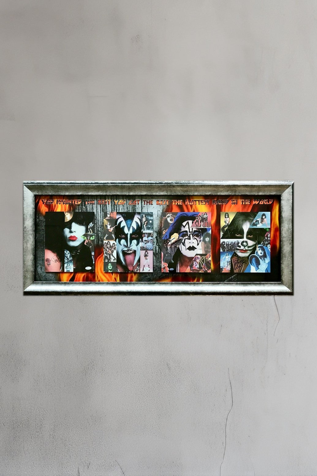 KISS-Original Members signed photos