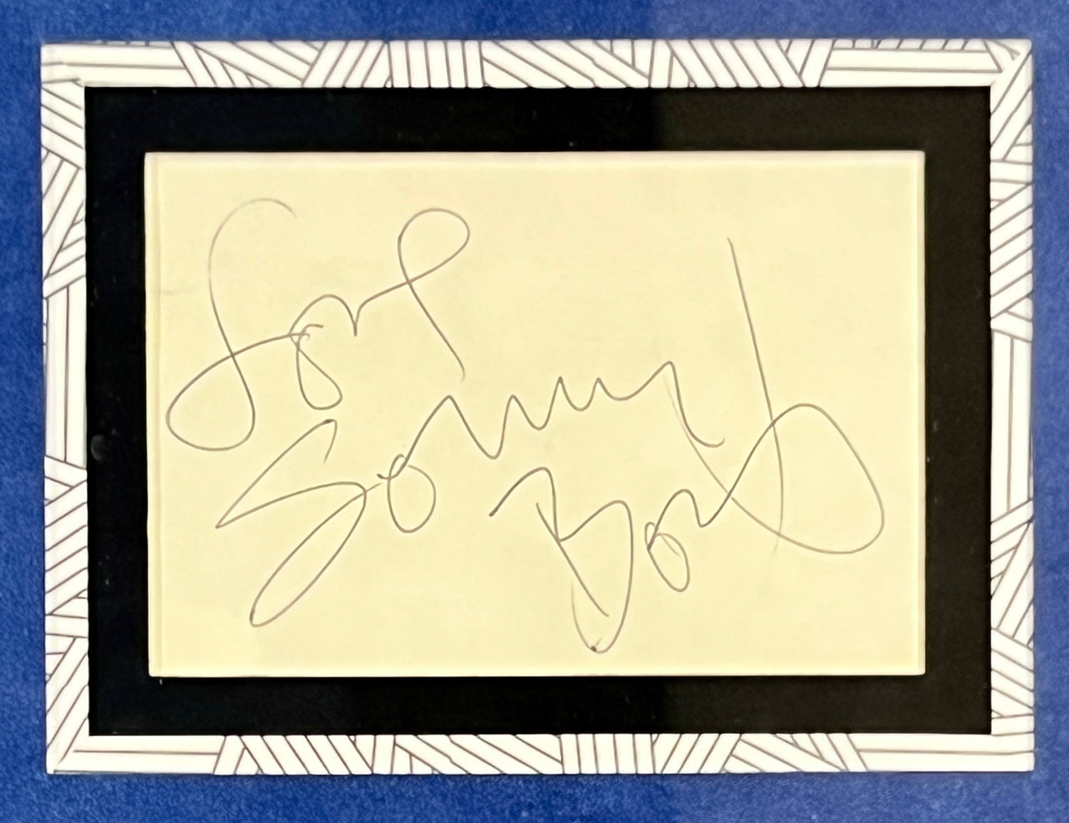 Sonny & Cher signed cuts custom framed display-PSA/JSA