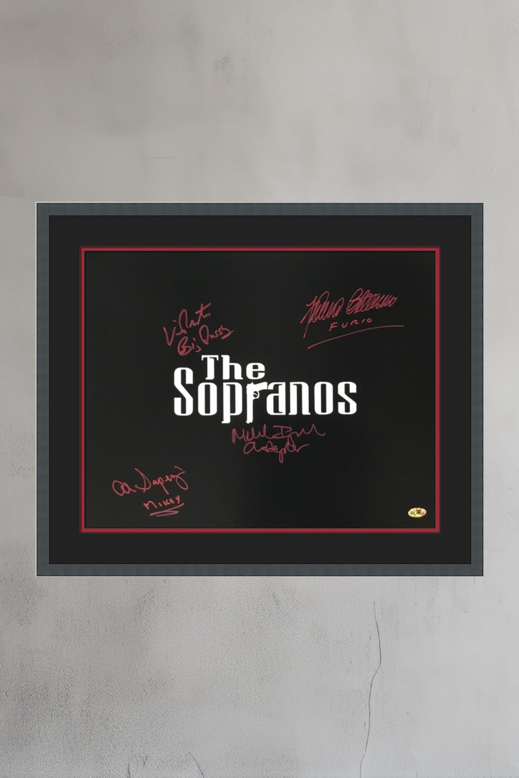 Sopranos Signed Photo Autographed by 4 Cast Members Pastore + 3