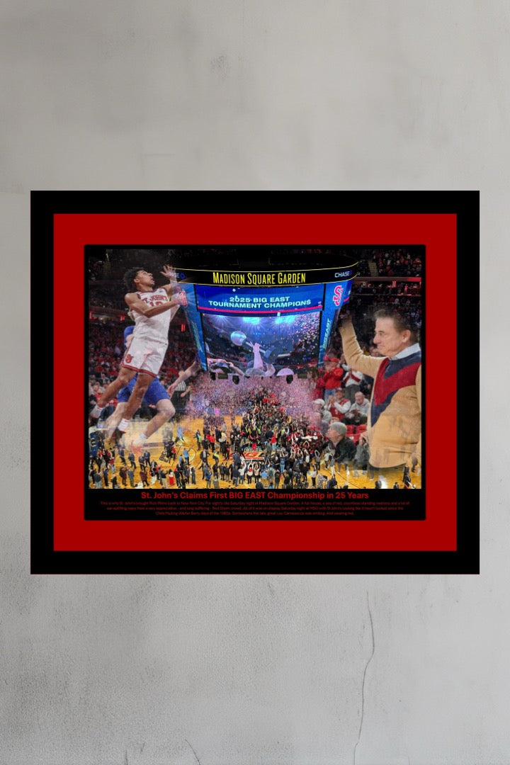 2025 St John's Red Storm Custom Collage