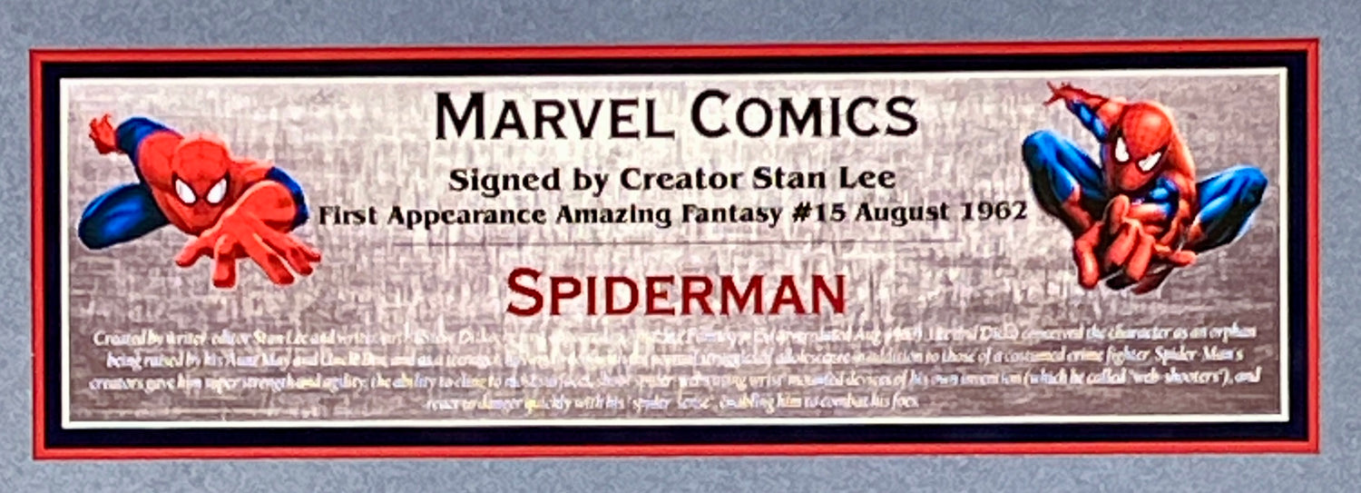 Stan Lee-Spiderman signed photo