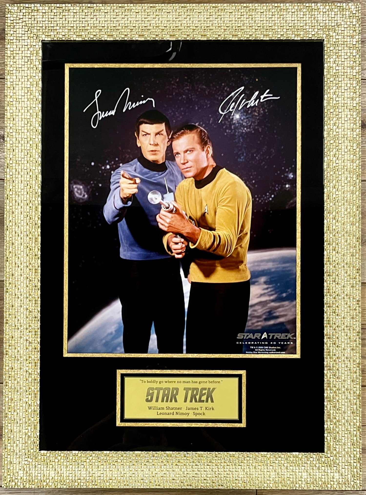Star Trek-Shatner/Nimoy signed photo