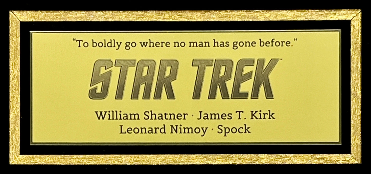 Star Trek-Shatner/Nimoy signed photo