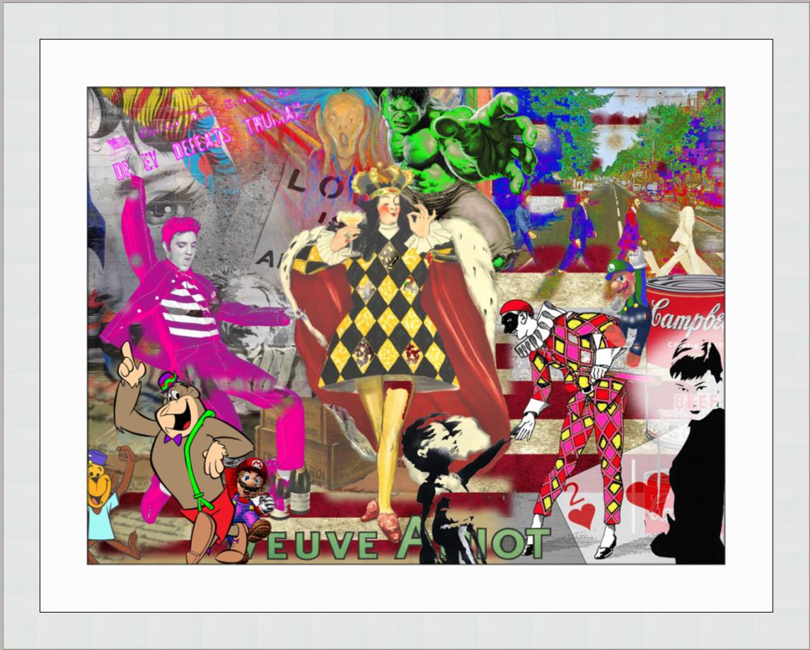 Punk The Jester & The King Limited Edition Giclee on Paper