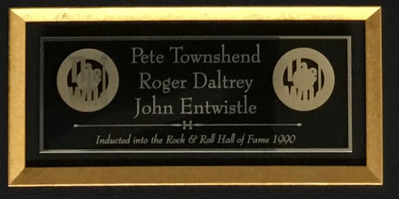 The Who signed photo & cut