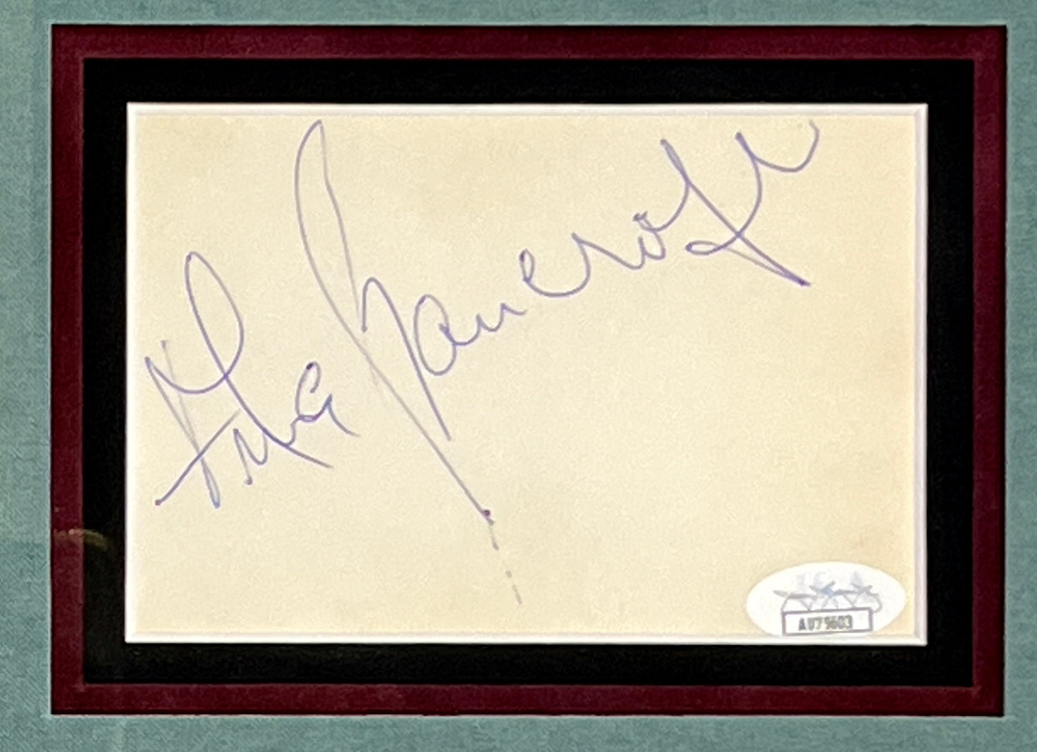 Dustin Hoffman/Anne Bancroft-The Graduate signed cuts