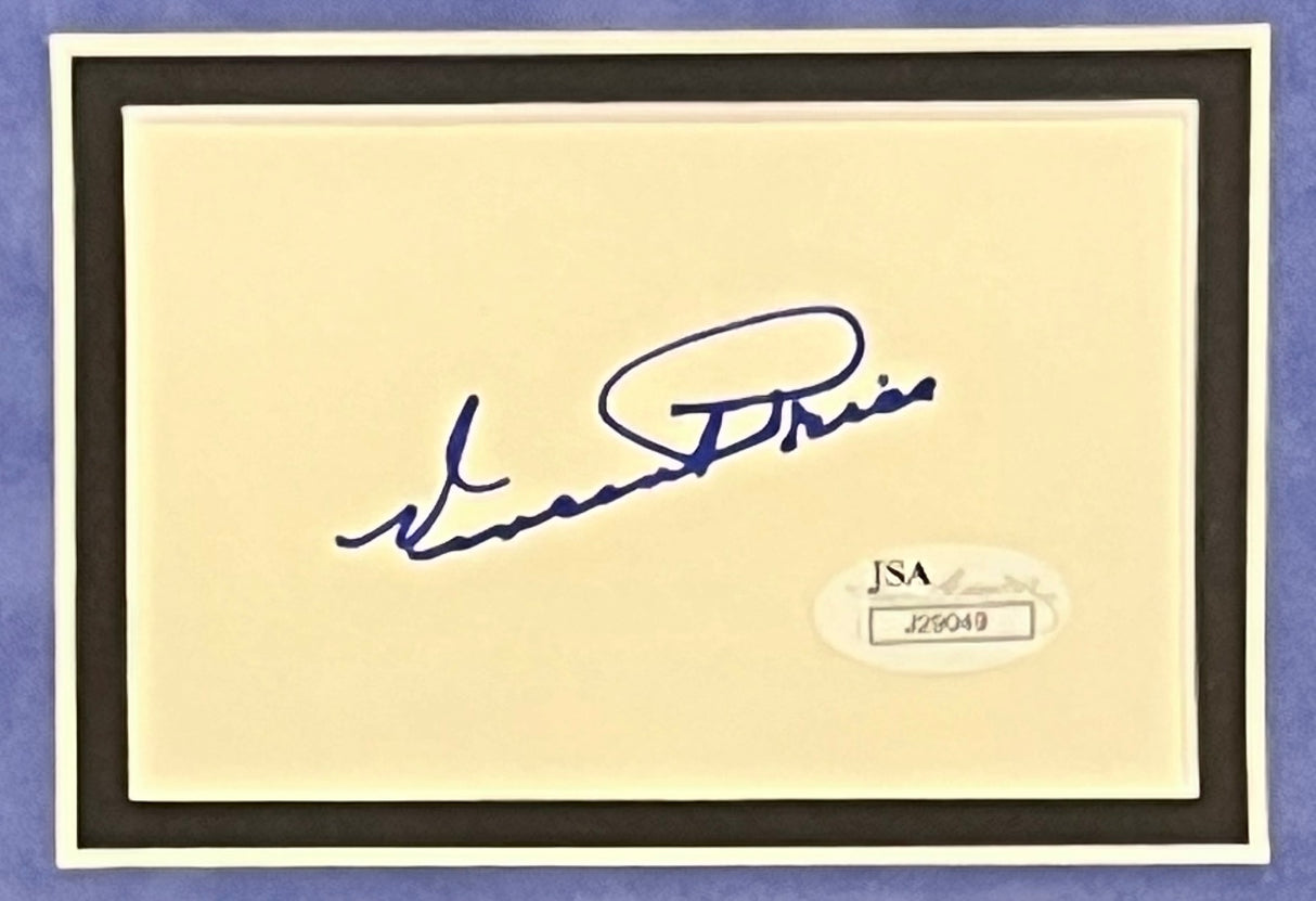 Vincent Price-Batman signed cut