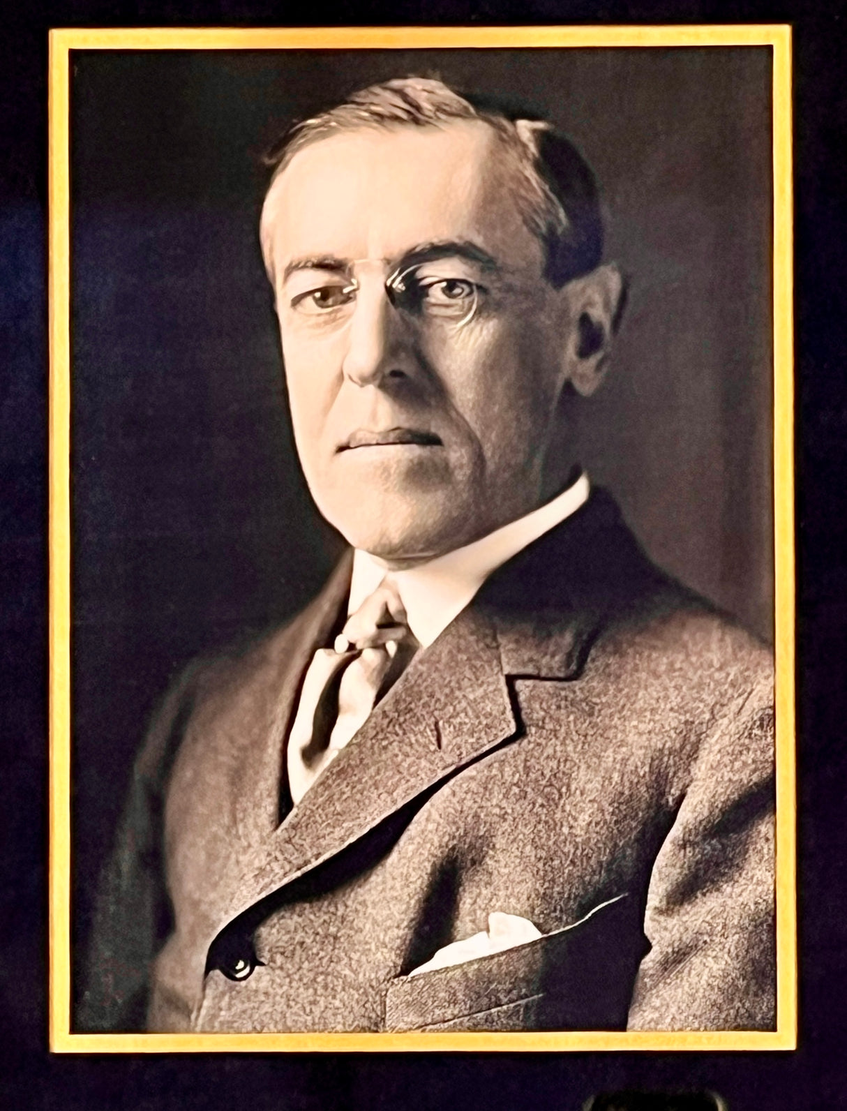 Woodrow Wilson signed White House Card