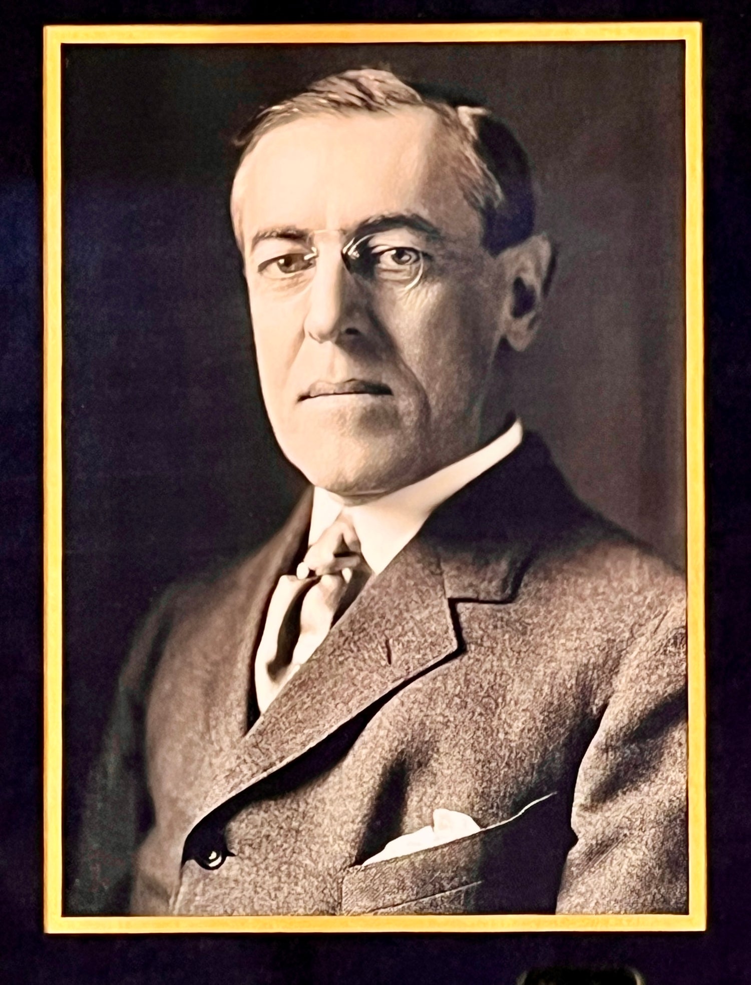 Woodrow Wilson signed White House Card