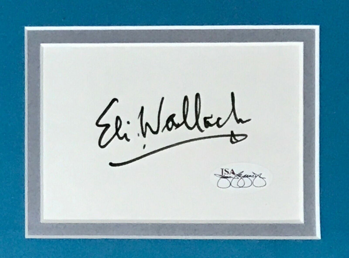 Eli Wallach-Mr Freeze signed cut