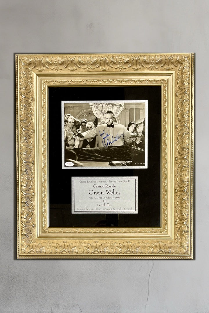 Orson Welles-Casino Royale signed photo