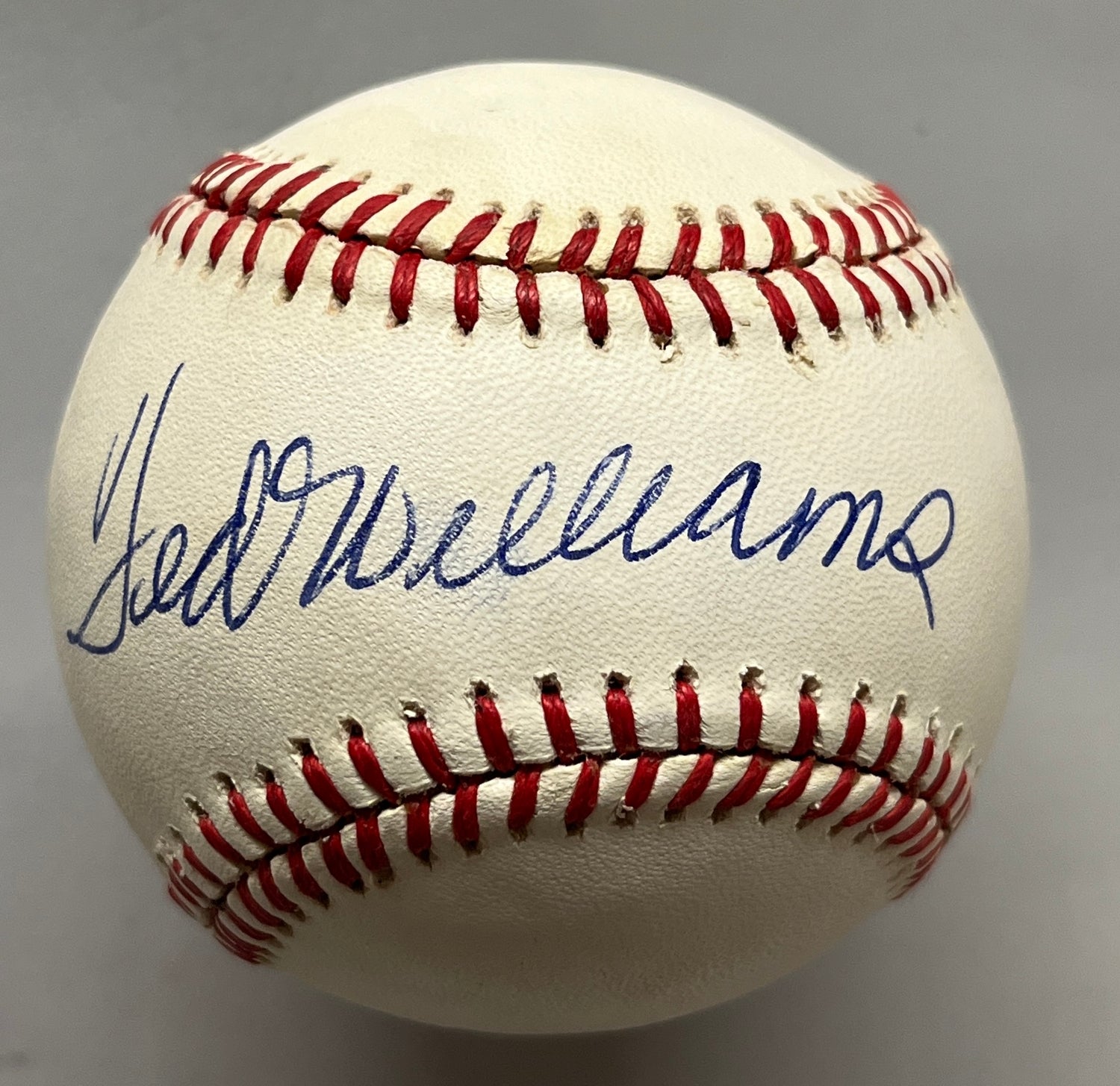 Ted Williams signed A.L. Baseball-JSA