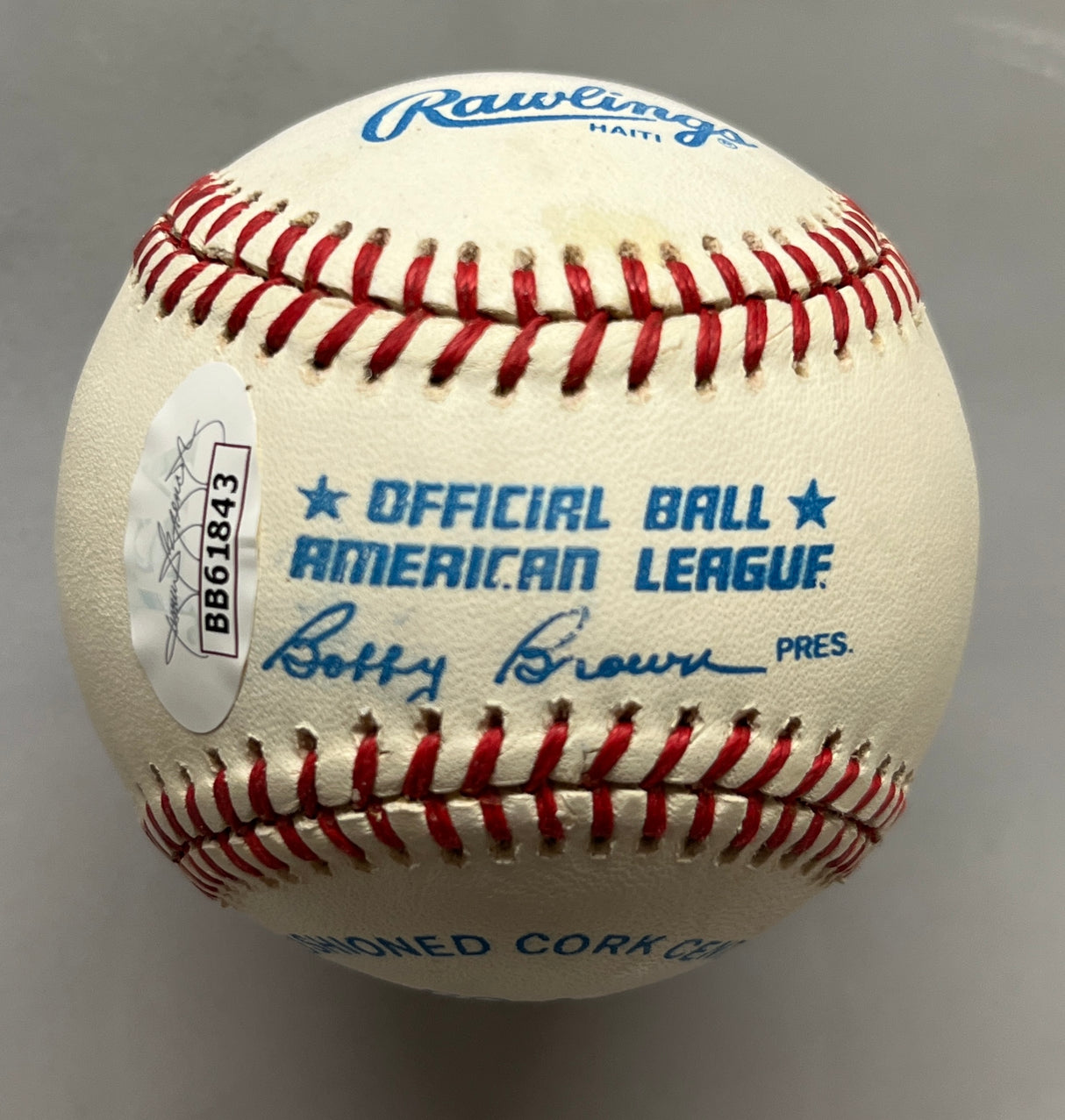 Ted Williams signed A.L. Baseball-JSA