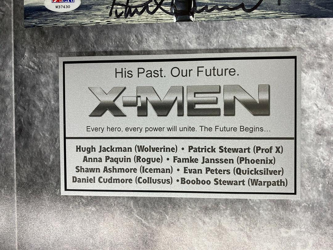 The X-Men Cast Signed With Character Names Photo