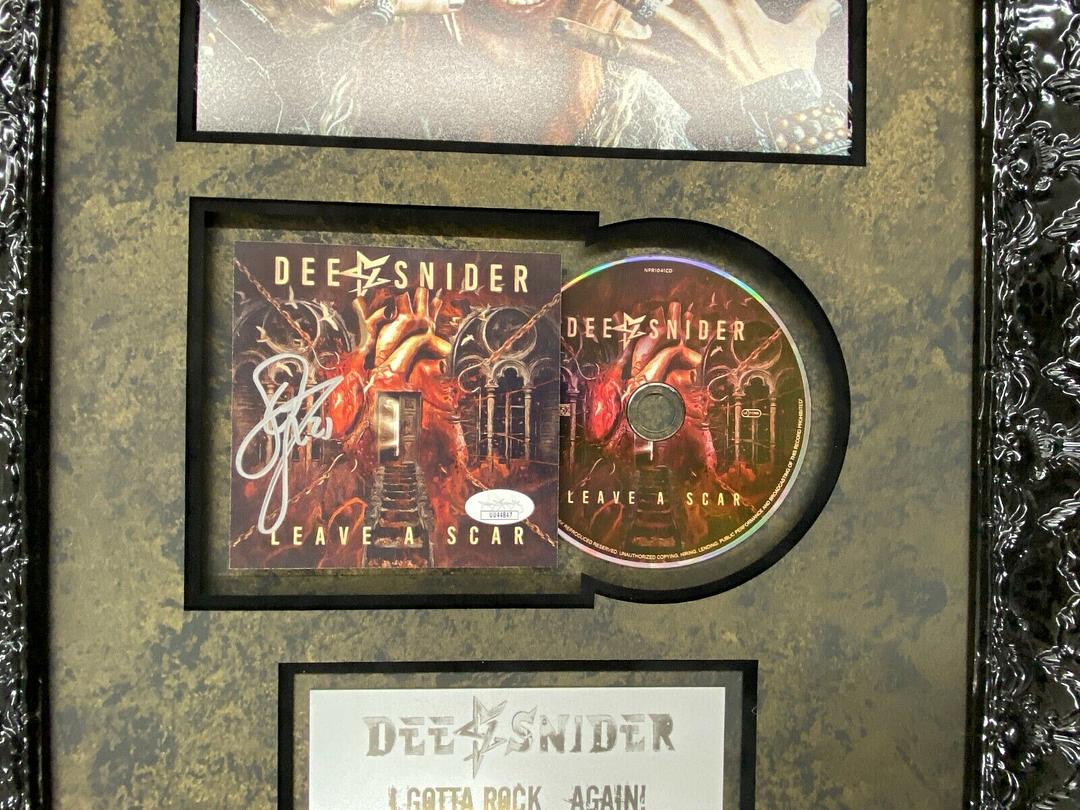 Dee Snider Twisted Sister Signed CD Leave a Scar