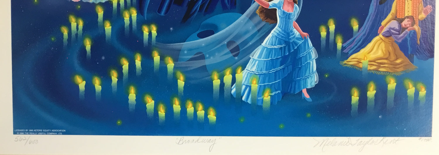 Melanie Taylor Kent Broadway NYC L/ED Signed & Numbered Serigraph