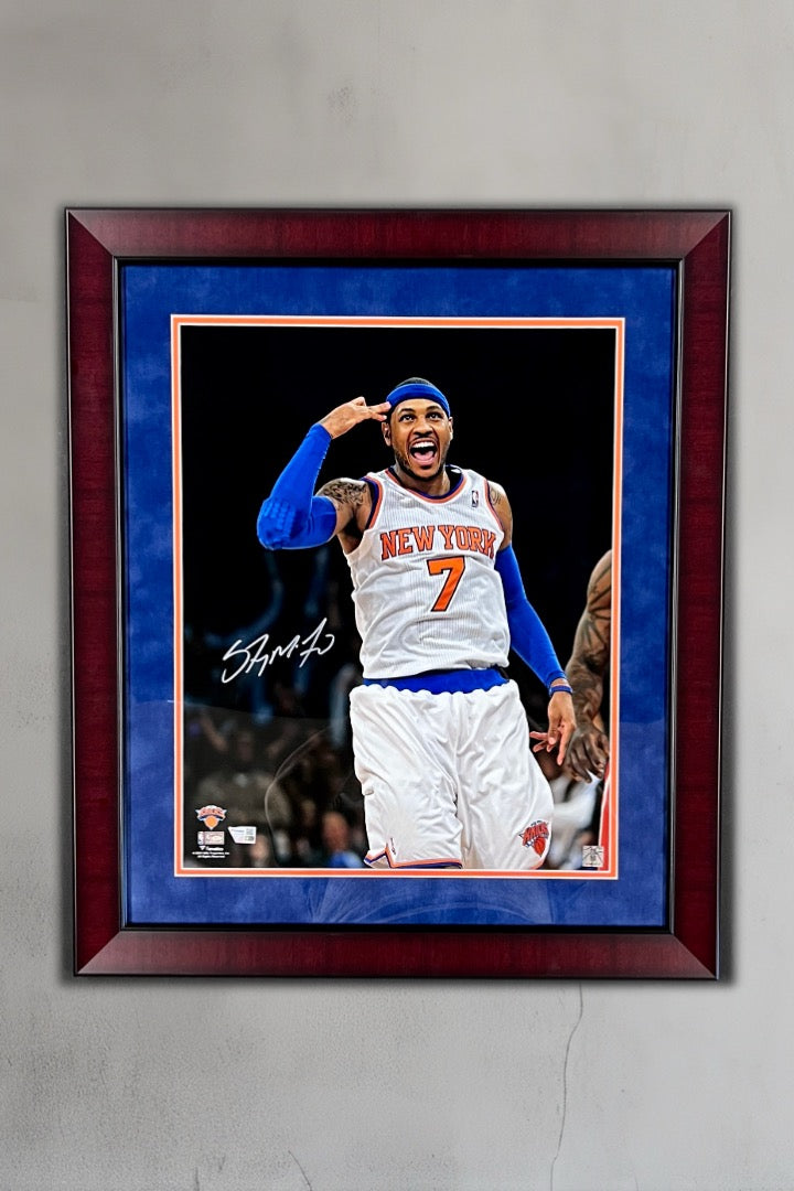 Carmelo Anthony-New York Knicks signed 16x20 Photo
