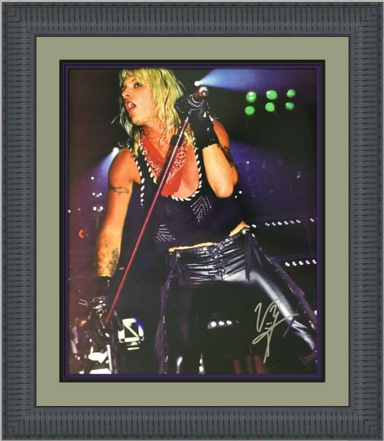 VINCE NEIL MOTLEY CRUE  Signed Photograph