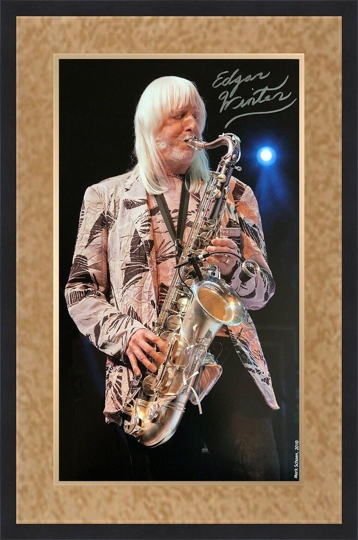 Edgar Winter Signed Photograph