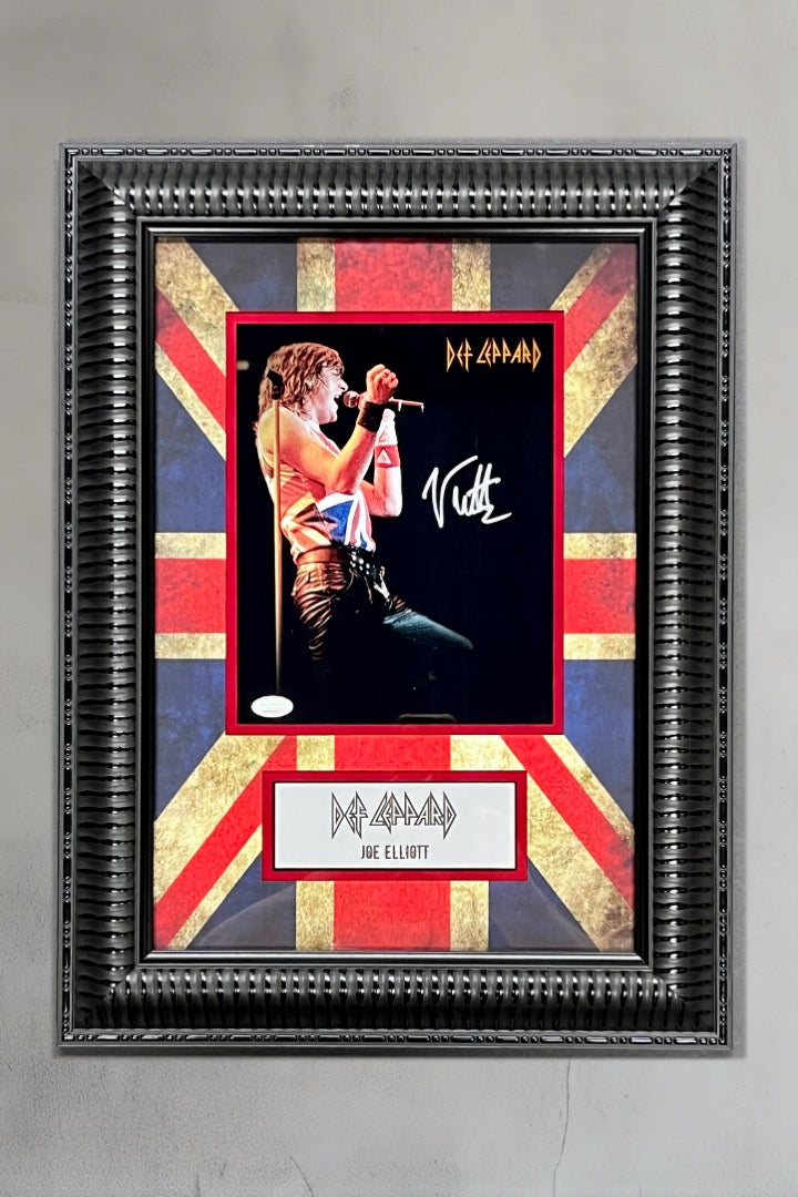 Joe Elliott-Def Leppard signed photo