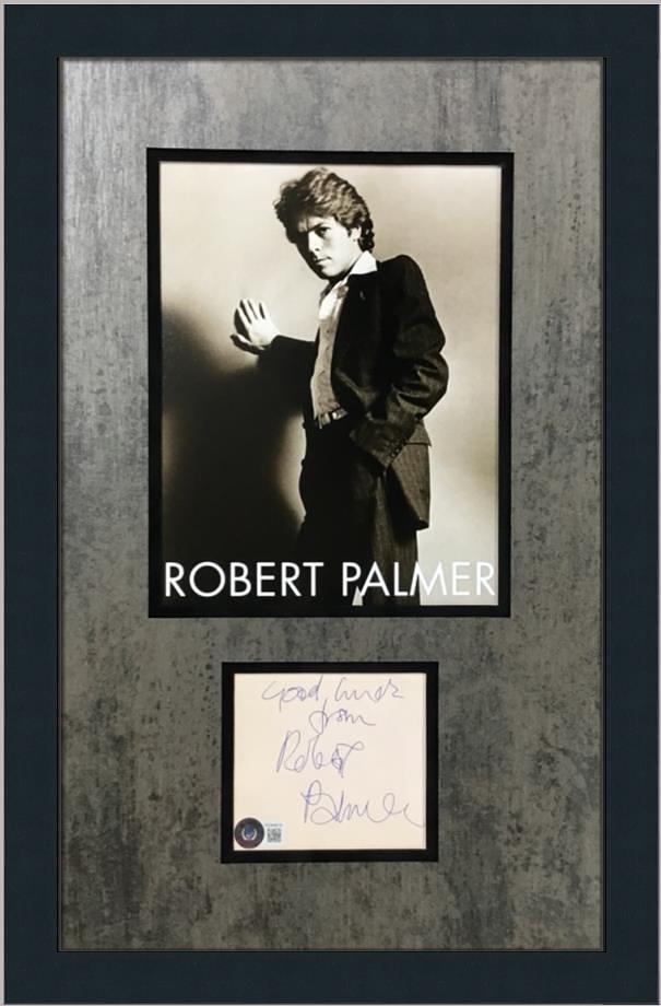 Robert Palmer Signed Cut