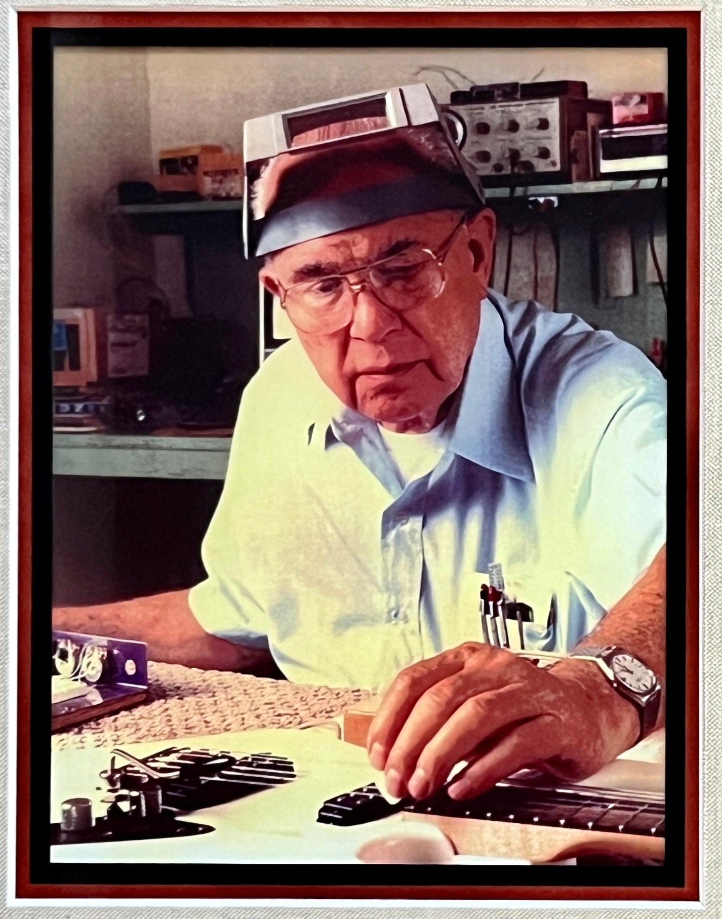 Leo Fender-Guitar Pioneer signed check