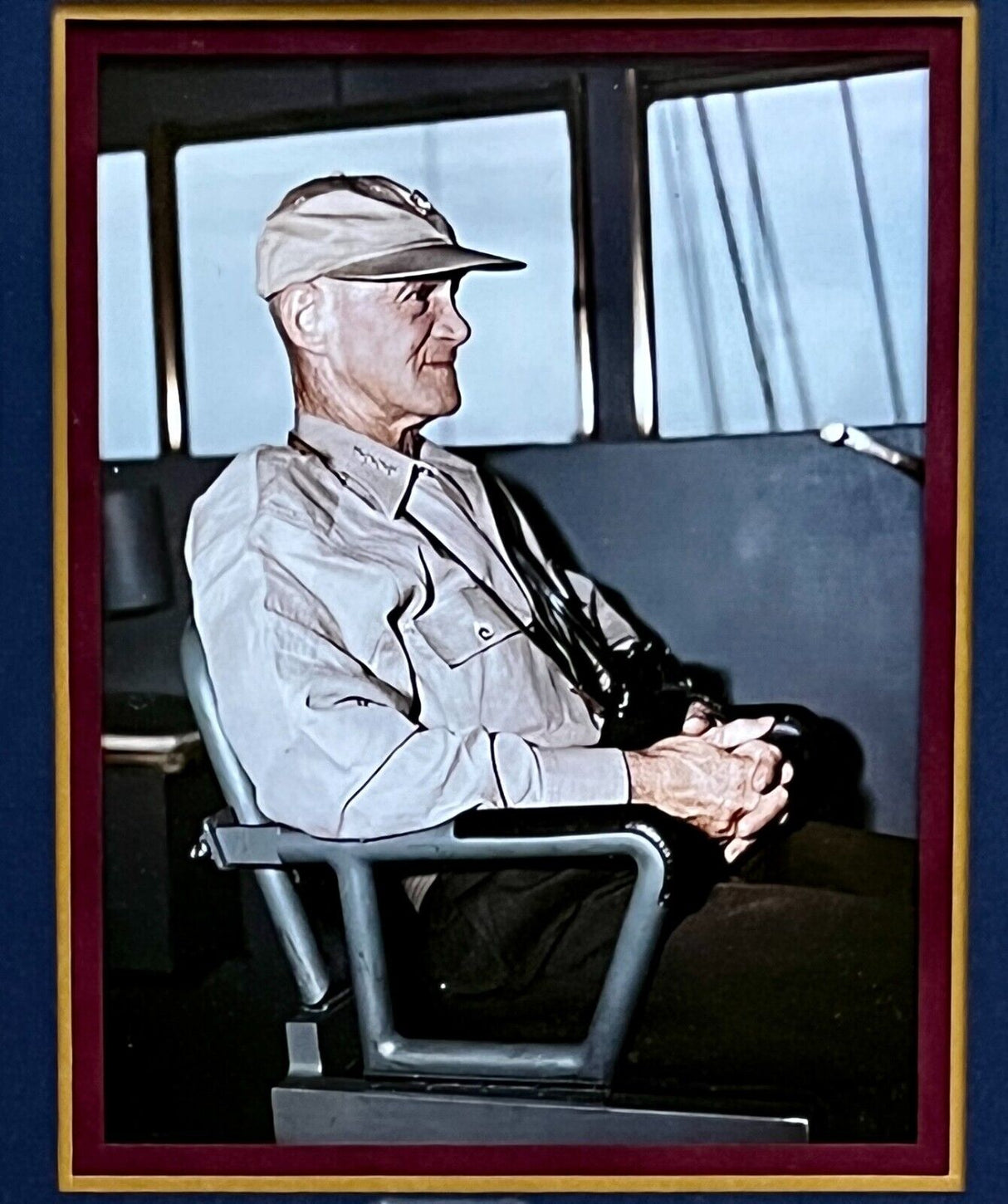 Admiral Marc A. Mitscher  Signed Cut