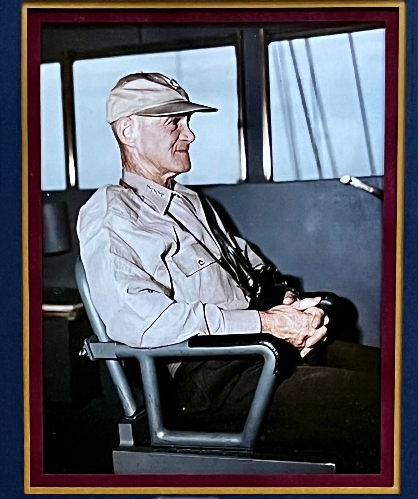 Admiral Marc A. Mitscher  Signed Cut