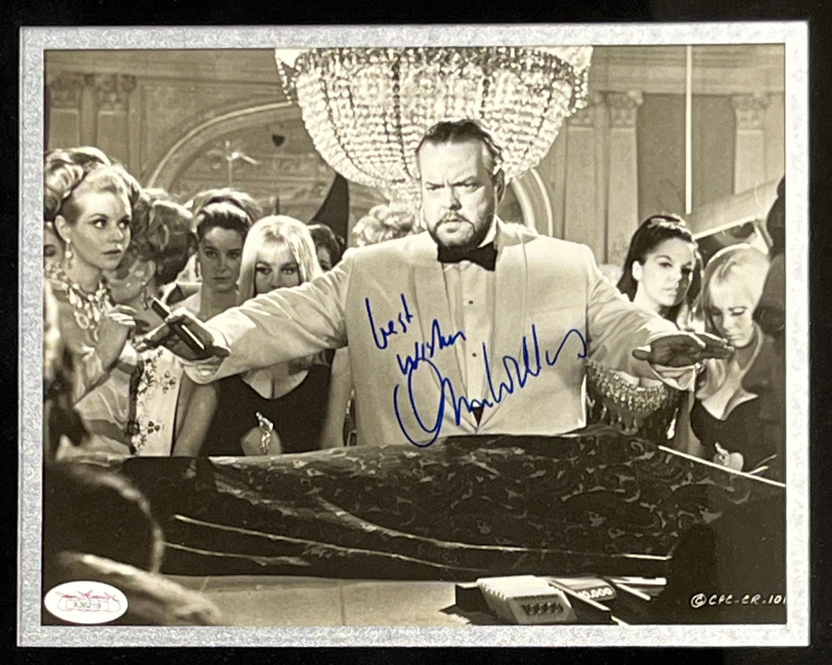 Orson Welles-Casino Royale signed photo