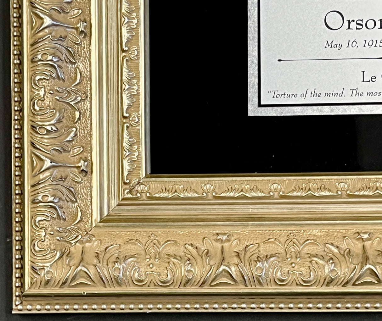 Orson Welles-Casino Royale signed photo