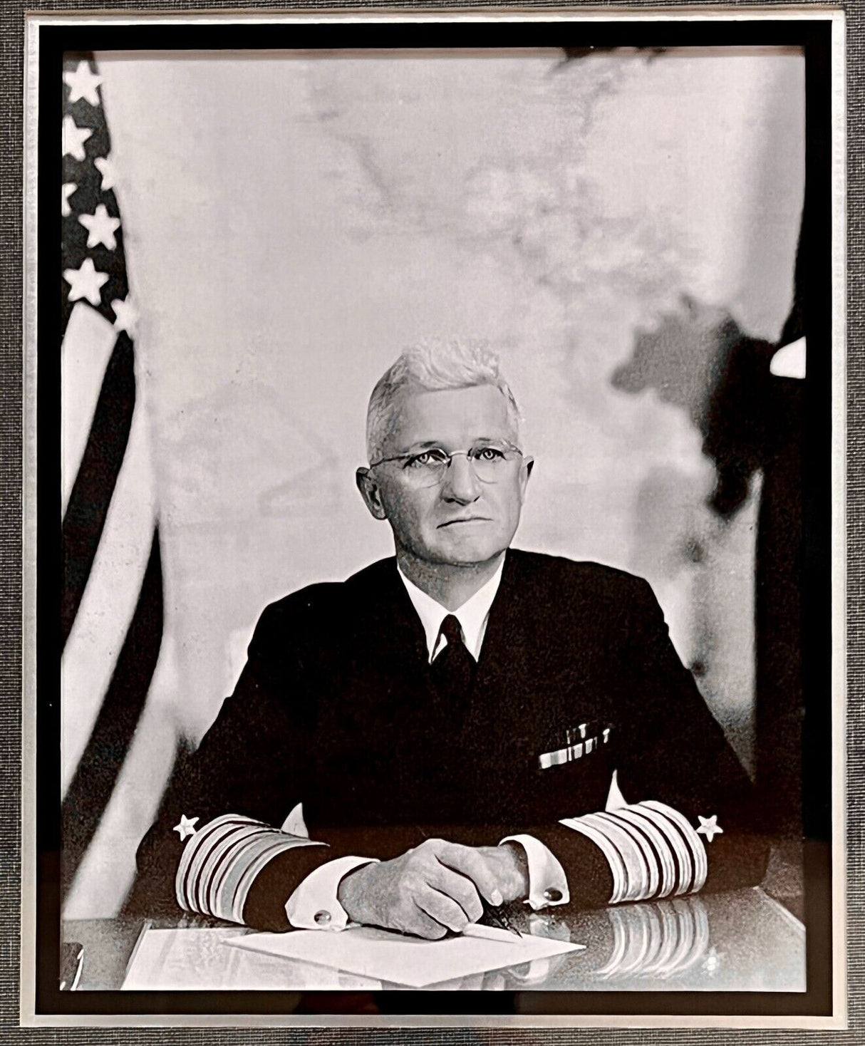WWII Admiral Harold Stark signed letter