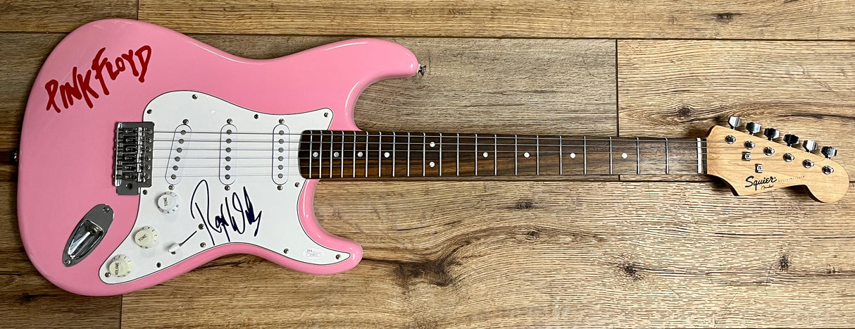 Roger Waters Pink Floyd signed custom Fender guitar